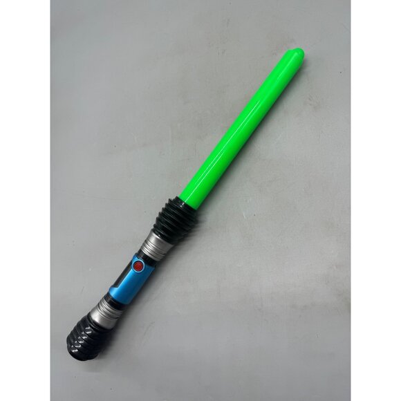 Green Lightsaber Toy With Sound & Light Effects retractable 32" READ - Picture 4 of 5